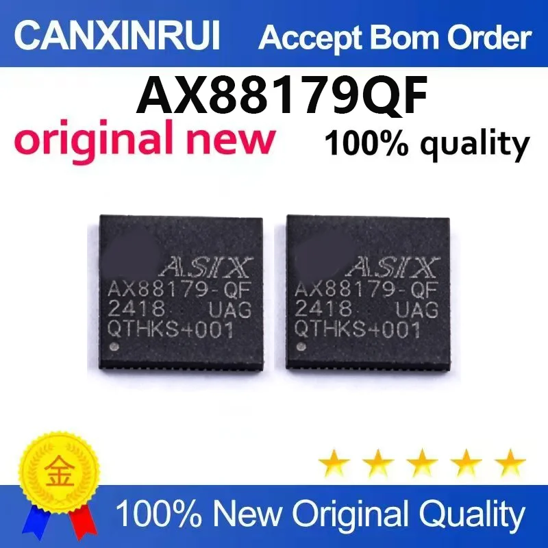 (5pcs-100pcs)Brand new original AX88179QF AX88179 Ethernet controller chip IC QFN-64