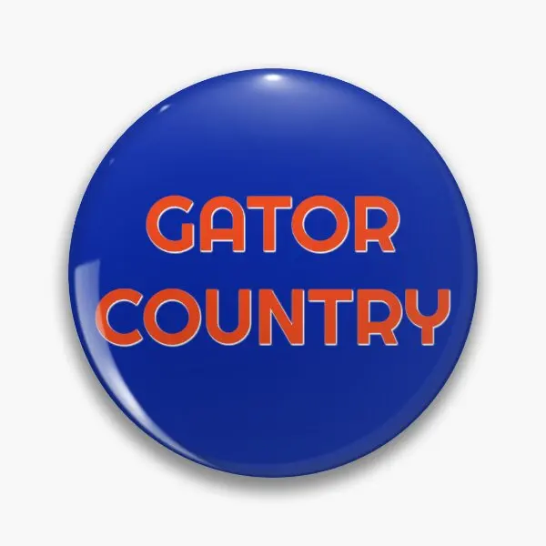 Gator Country  Soft Button Pin Metal Funny Women Lover Badge Clothes Creative Lapel Pin Cute Gift Collar Cartoon Fashion Brooch