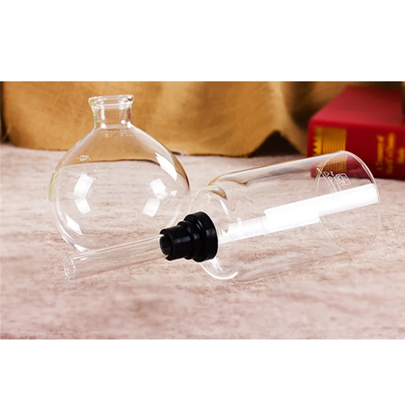 Accessori per pentole a sifone per caffè -3/5 tazze Sostituisci parti per caffettiera con sifone in vetro di alta qualità (A)
