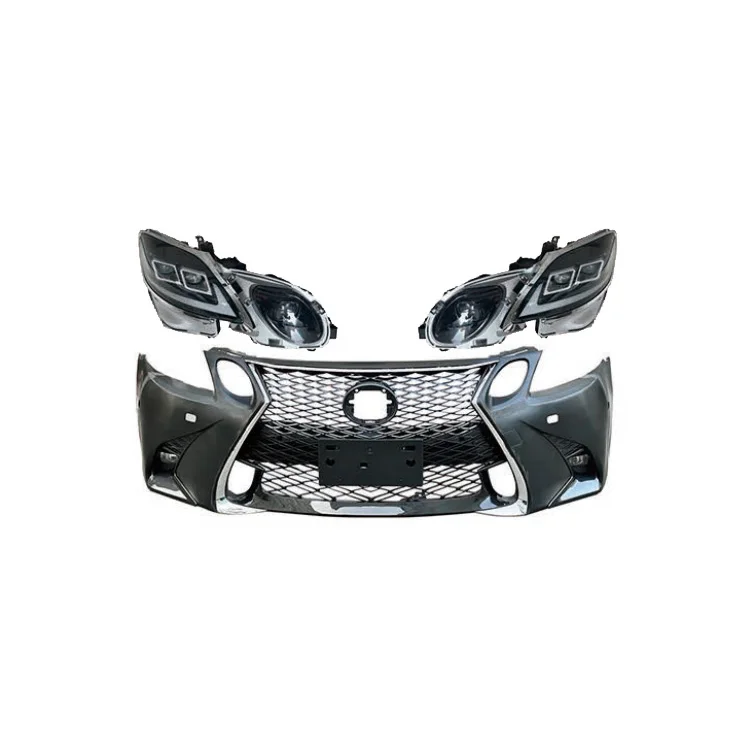 

High Quality Upgrade 2017 Style BodyKit Front Bumper Headlamp Headlights Body Kit for Gs 2006-2011 Old Upgrade to New