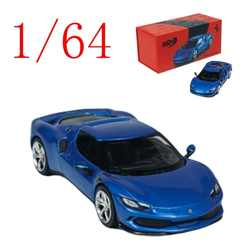 

BBR Diecast 1/64 Scale Ferrari Alloy Model Cars Ferrari 296 GTB Sports Car Play Vehicles Toys for Boys Gift Original Box