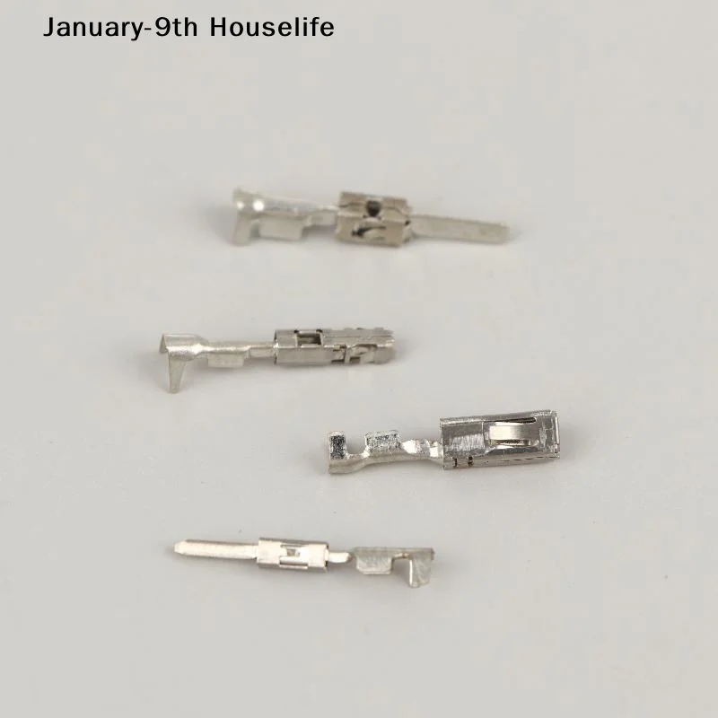 10Pcs Female Male Crimp Terminal 0.35mm 2-2.5mm² For Car Big J519 BCMJ519 Car Terminals 2.8mm 1.5mm Pin Terminal