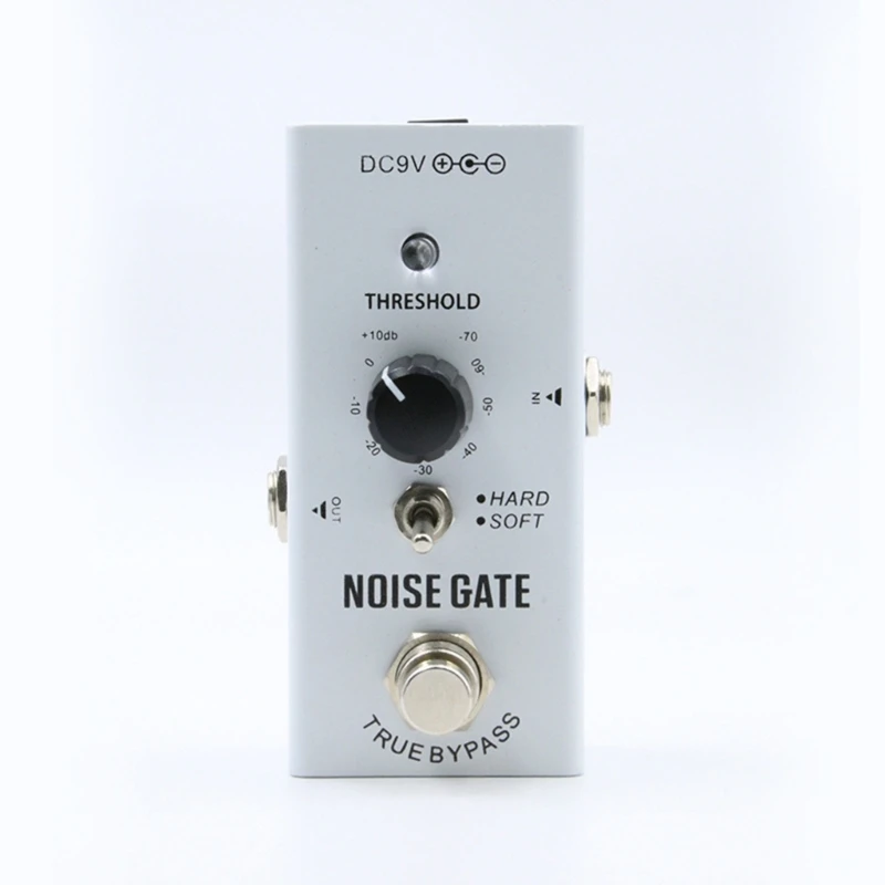 YY Small Noise Reduction Guitar Effect Pedal Noise Suppressor Effect Guitar Pedal Electric Guitar Accessory Metal Texture