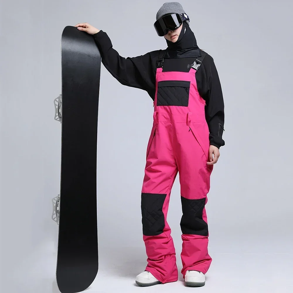 

Winter Sport Skiing Pants 2025 Snowboard Jumpsuit Overalls Men Outdoor Snow Waterproof Trouser Women Warm Windproof Ski Clothing