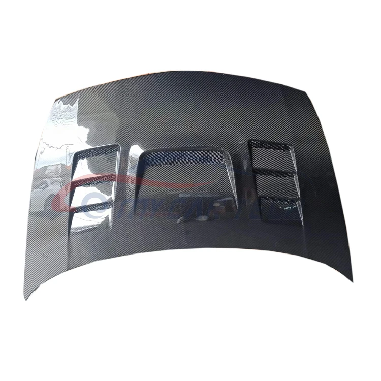 

For Honda Civic FD2 2006-2010 I-ngs Style Carbon Fiber Bonnet Hood Carbon Scoop Car Engine Cover Bodykit