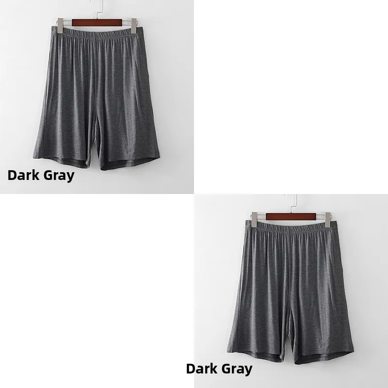 2 pieces dark gray (men modal shorts)