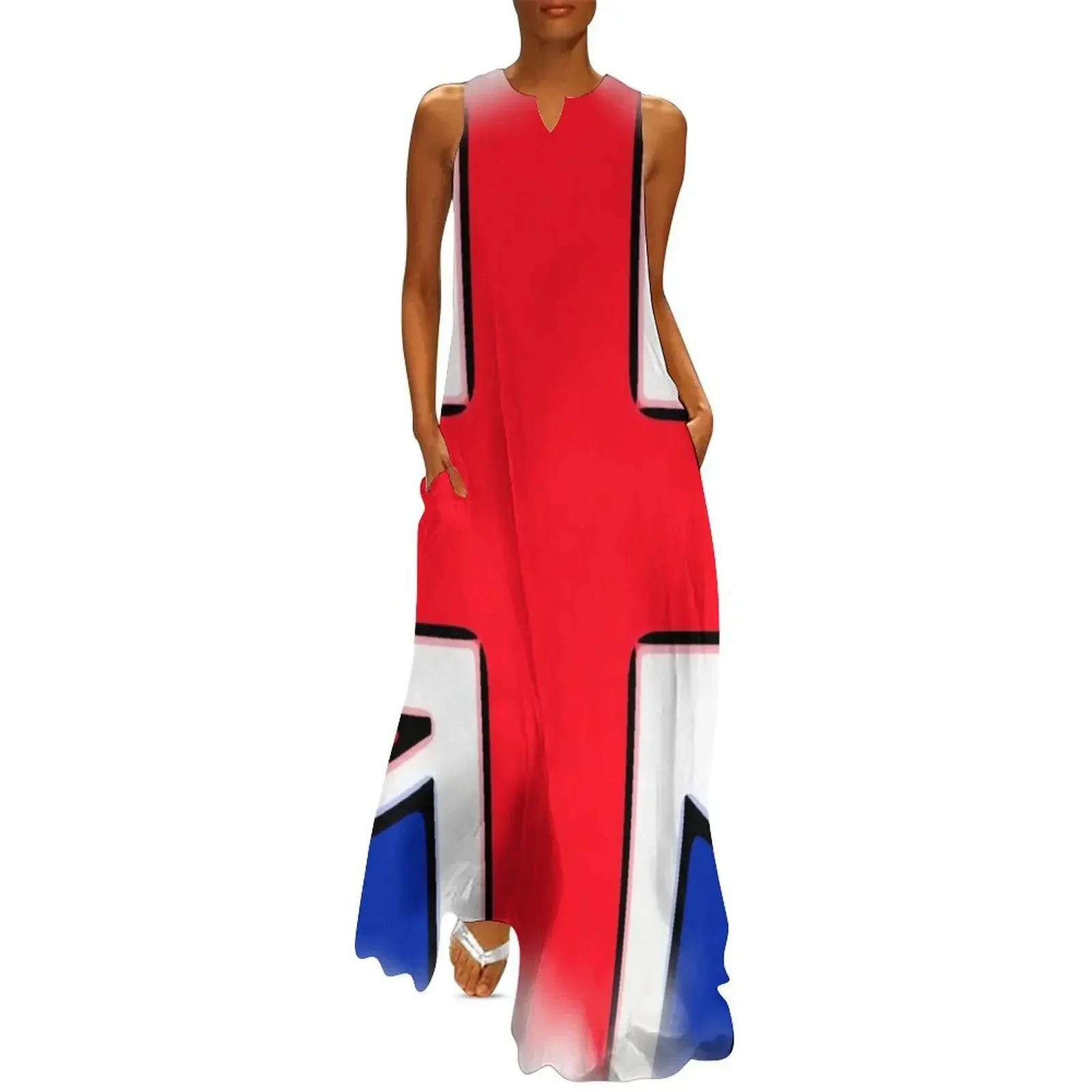 

United kingdom sylized flag Long Dress Women's summer dress Elegant gown women's luxury party dress clothes