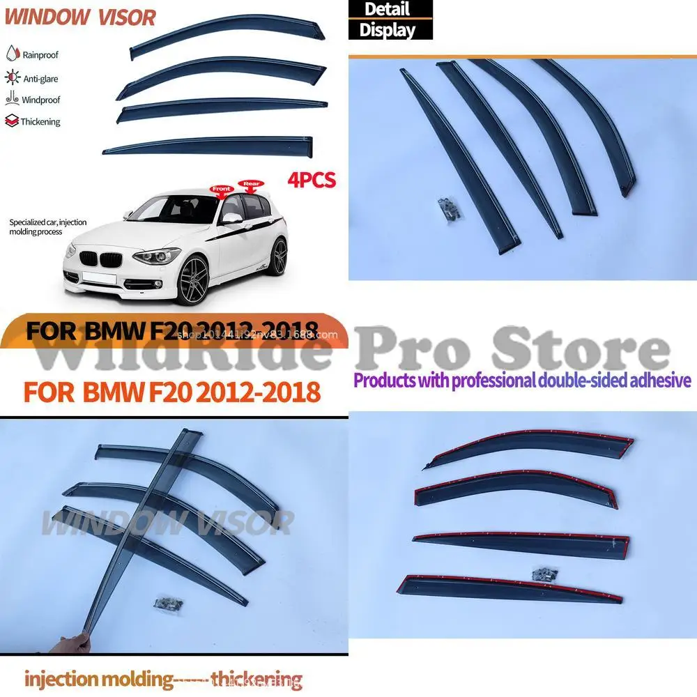 

1 set For BMW 1 Series F20 2012-18 Window Visor Rain Shield