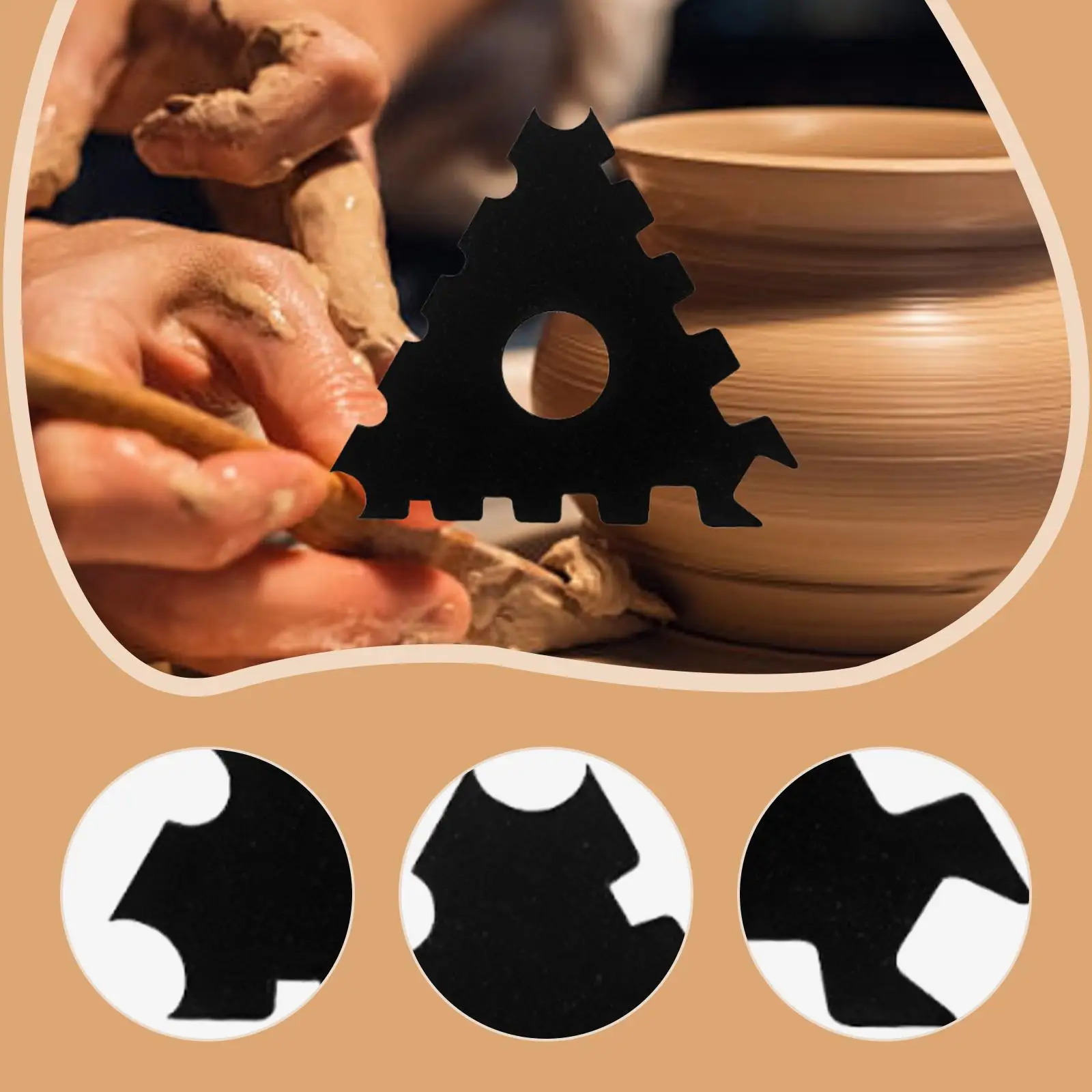 

Керамические ребристые универсальные эффективные бритвенные инструменты, принадлежности для самостоятельного изготовления, разглаживающий формирователь ног, моделирующий гончарный инструмент для мисок, керамические тарелки