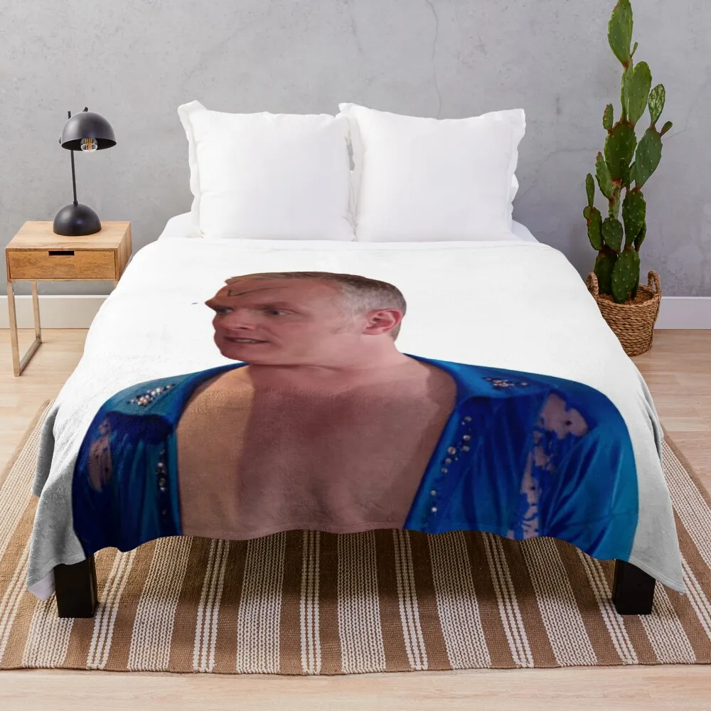 

Greg Davies - British Comedy Throw Blanket Decorative Throw Blanket Tufting Blankets Sofas Of Knitted Decoration