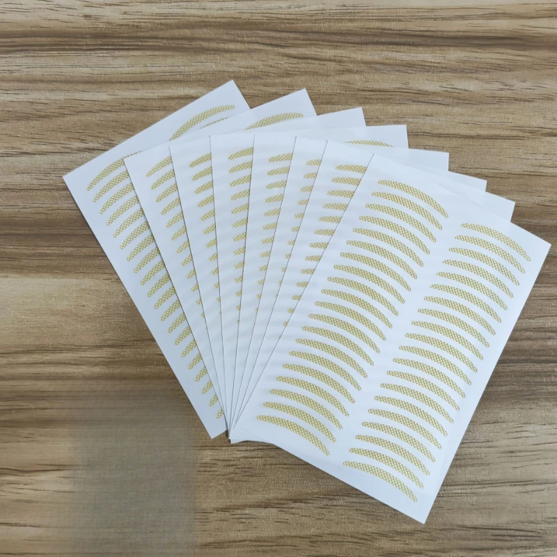 1 シート目に見えない二重まぶたテープ自己粘着透明ステッカースリム/ワイド防水繊維まぶたレース痕跡なし