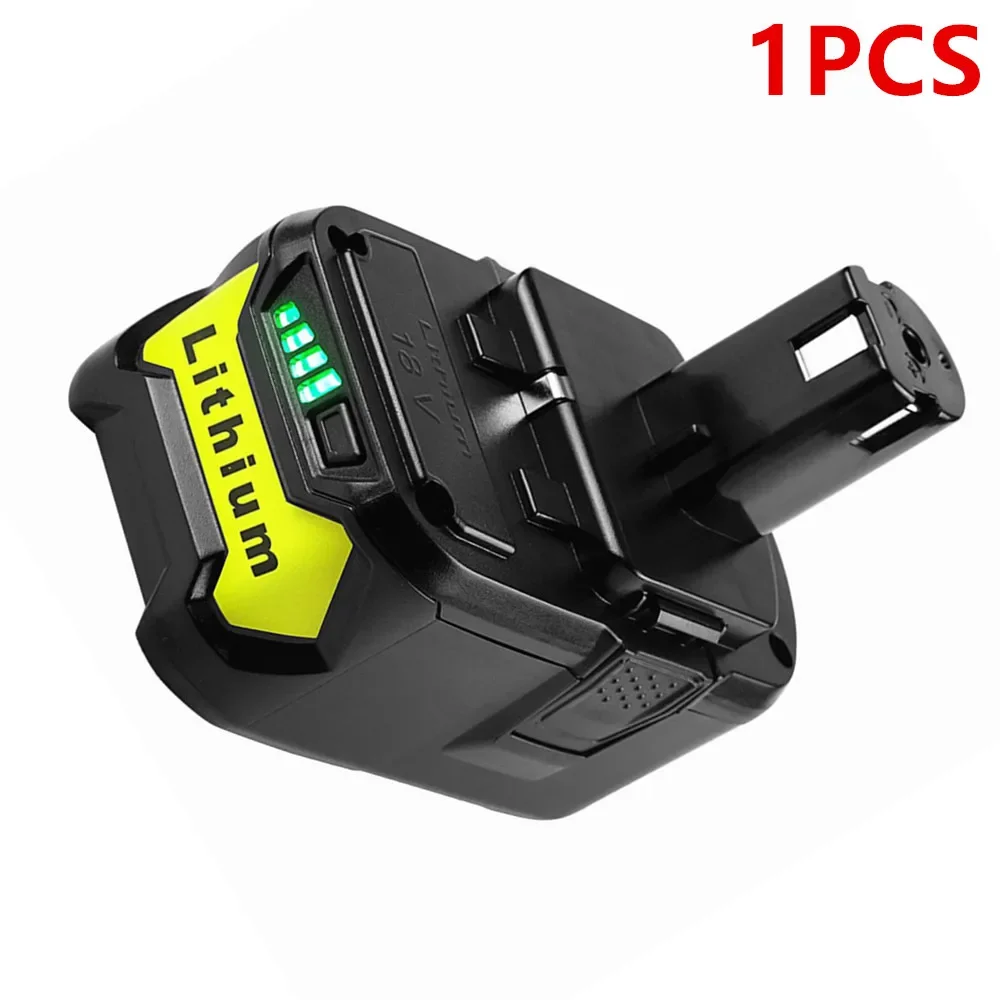 Para ryobi p108 rb18l40 bateria recarregável ferramenta elétrica bateria ryobi um alta capacidade 18v 9800mah li-ion