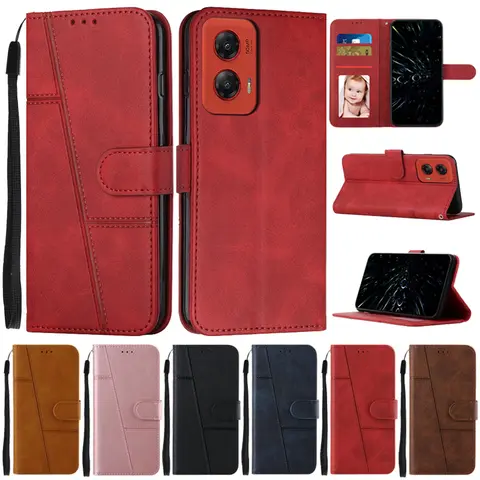 Para Motorola Moto G Stylus 5G 2024 funda con tapa tipo billetera cubierta de libro para Motorola Moto G Stylus 5G 2024 funda protectora de cuero para teléfono