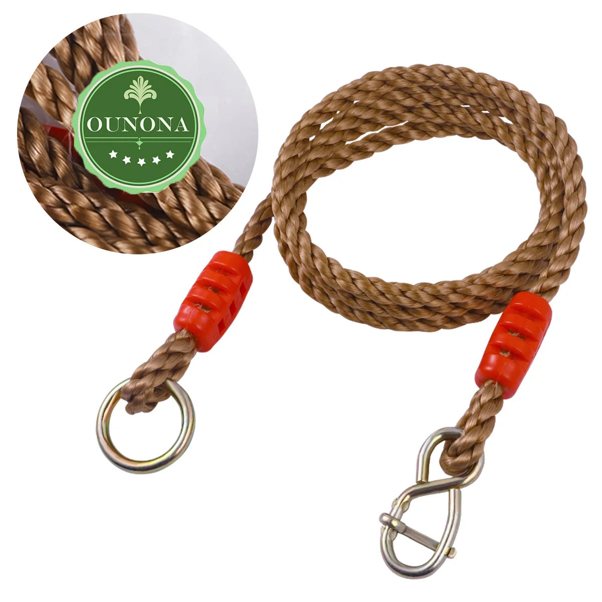 1 زوج سوينغ حبل الثقيلة قابل للتعديل قوي دائم لشجرة يتأرجح الإطارات القرص أرجوحة حديقة ملعب 300 كجم تحميل