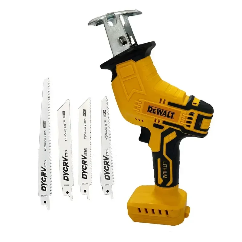 Dewalt 2800RPM Sega alternativa a batteria 20V Sega elettrica senza spazzole Sega da taglio multifunzionale per tubi in metallo e legno Utensile elettrico