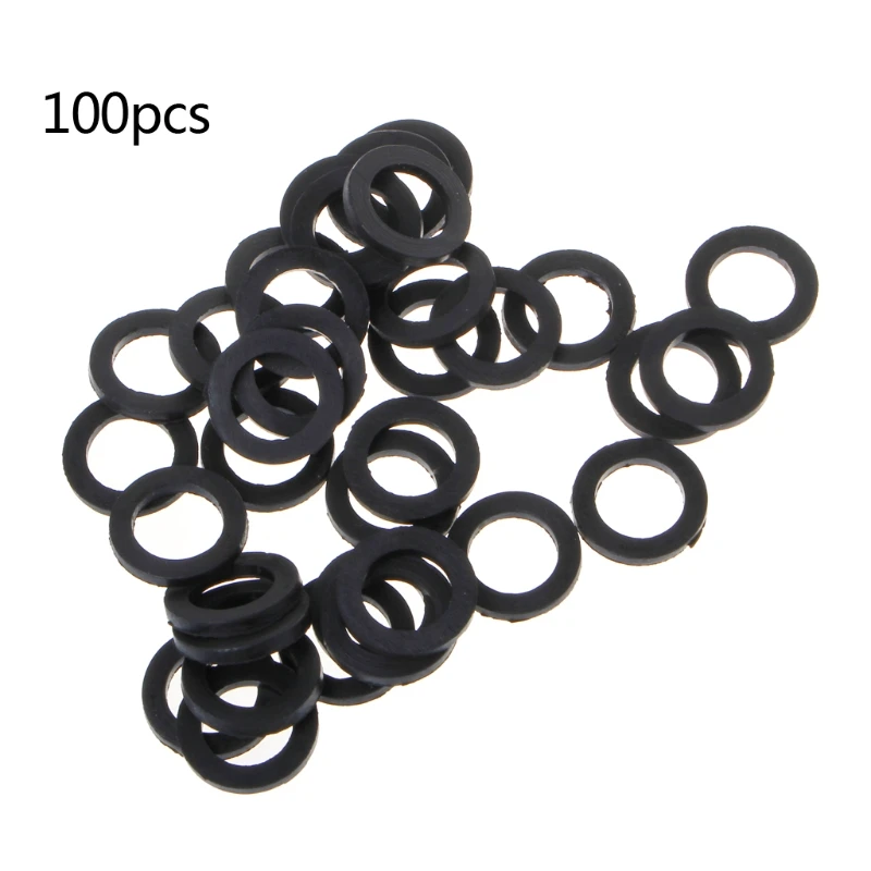 100 Pcs ​Seal O-Ring Hose Gasket Rubber Washer 1'' 3/4'' Garden Hose Connector for Shower Hose Bib for Head Easy to Repl