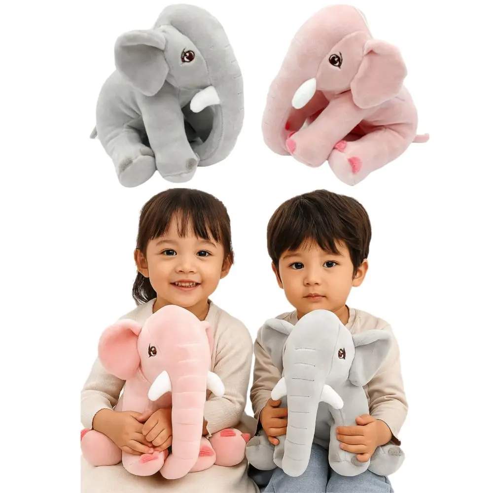 

Stuffed Animals Elephant Plush Throw Pillow Sofa Decorative Stuffed Elephant Toy Back Cushion 20cm Elephant Doll Kids Toy