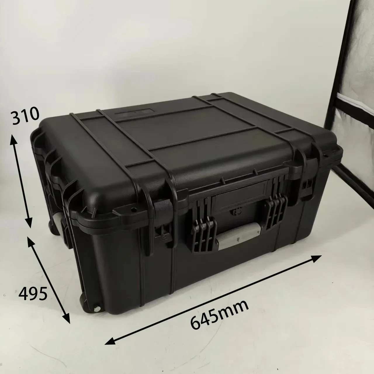 

DPC128 high quality hard plastic Waterproof equipment safety Protective tool Case with pull rod and roller