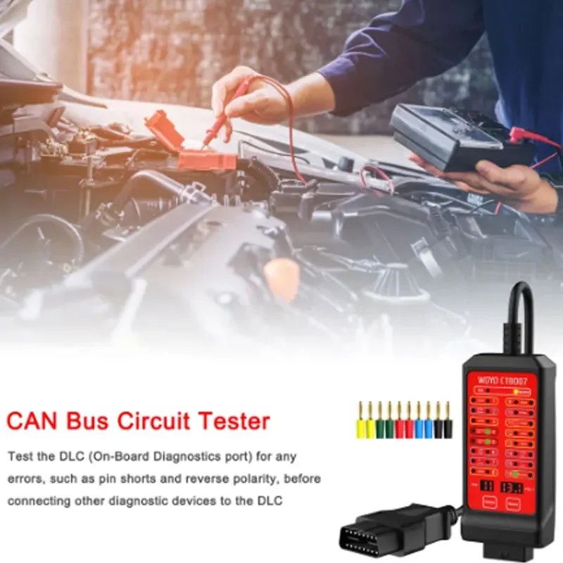 WOYO Auto Repair And Testing Instrument CAN Tester OBD2 16Pin Distribution Box Fault Diagnosis Instrument