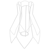 Woven Shade Frame Vintage Metal Ring Support For Diy Table Lamp Chandelier Wire Lamp Cage Guard E27 Socket