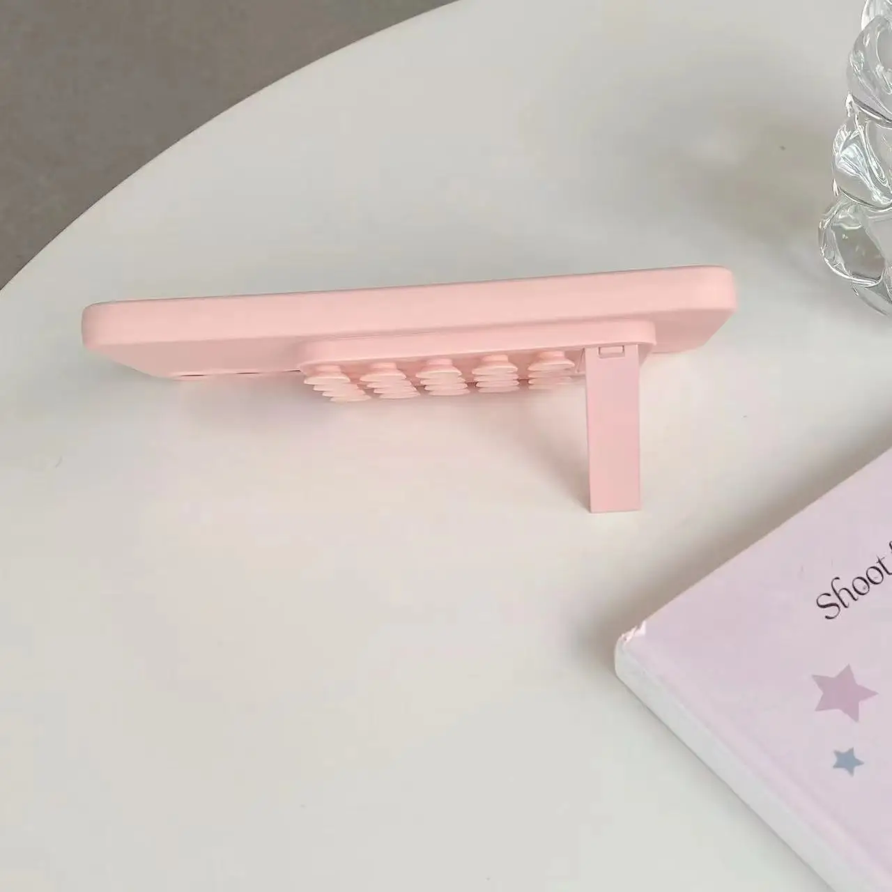 Magnetic Suction Cup Phone Holder for Apple Iphone 17 16 15 14 13 Samsung Creative Foldable Stand Holder For Magsafe Accessories view 5