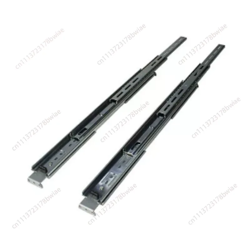 Heavy Duty 2U 3U 4U Server Slide Rails Kit 450mm 650mm Three Section Telescopic Rack Mount Guide Rails