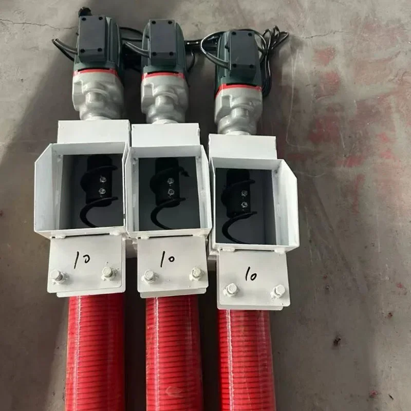 Flexible Hose Grain Suction Conveyor Electric Portable Crop‑Transfer Auger Machine for Farm Grain Loading Unloading Operations