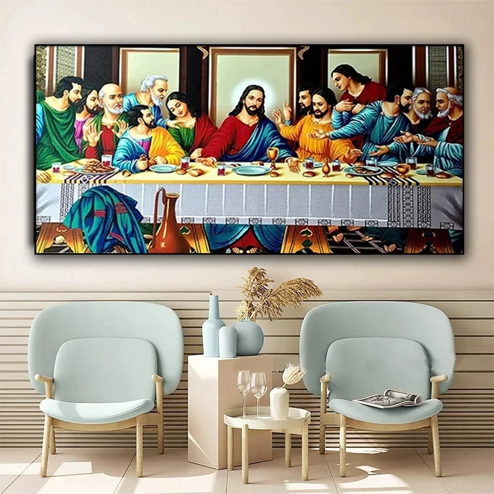 5D pittura diamante fai da te ultima cena fai da te diamante arte ricamo punto croce mosaico religione cristo gesù nuovo arrivo decorazione della