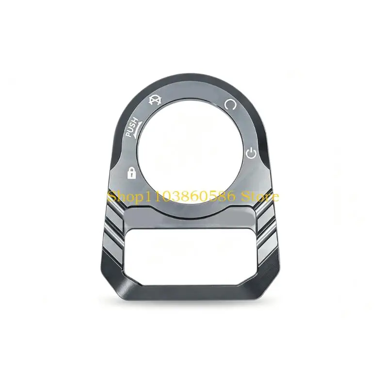 242A NS150XC Area Trim Cover in Machined Aluminum with Printed Control Labels for Clean Center Panel Detail in Daily Use