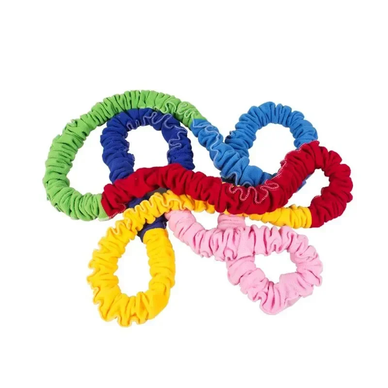 Elastic Fleece Cooperative Stretchy Band Pull rope elastic ring Dynamic Movement Exercise Team Cooperation Outdoor Sport Toy