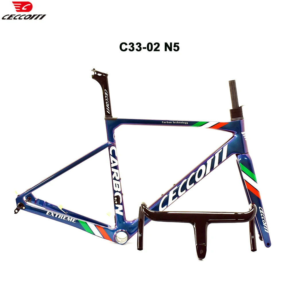 CECCOTTI Disc Brake Road Bike Frame Carbon Immediate Delivery Discount Current Inventory Special On-Hand Goods Promotion - view 3