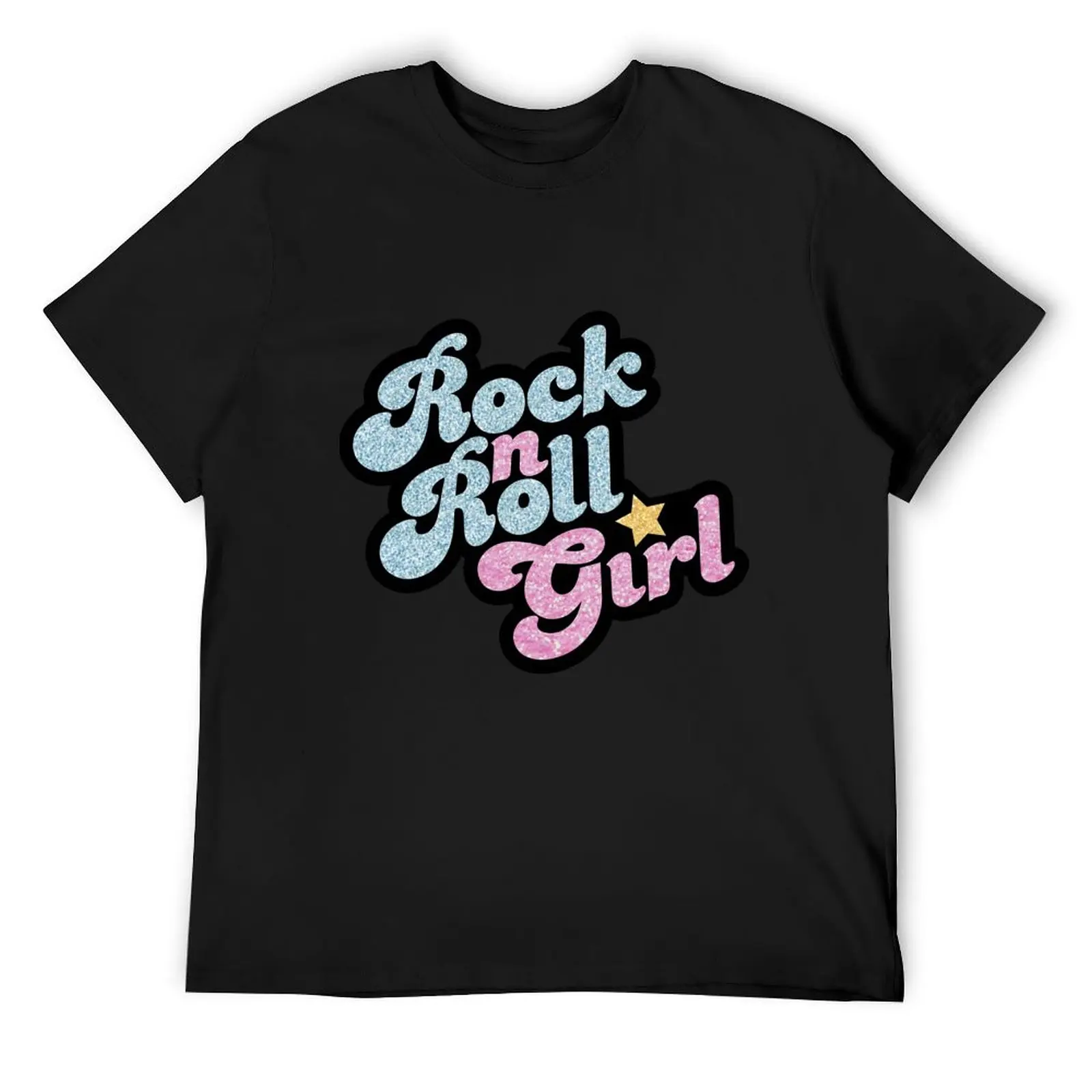 Rock n' Roll Girl T-Shirt oversized street wear baggy shirts anime figures outfits for men