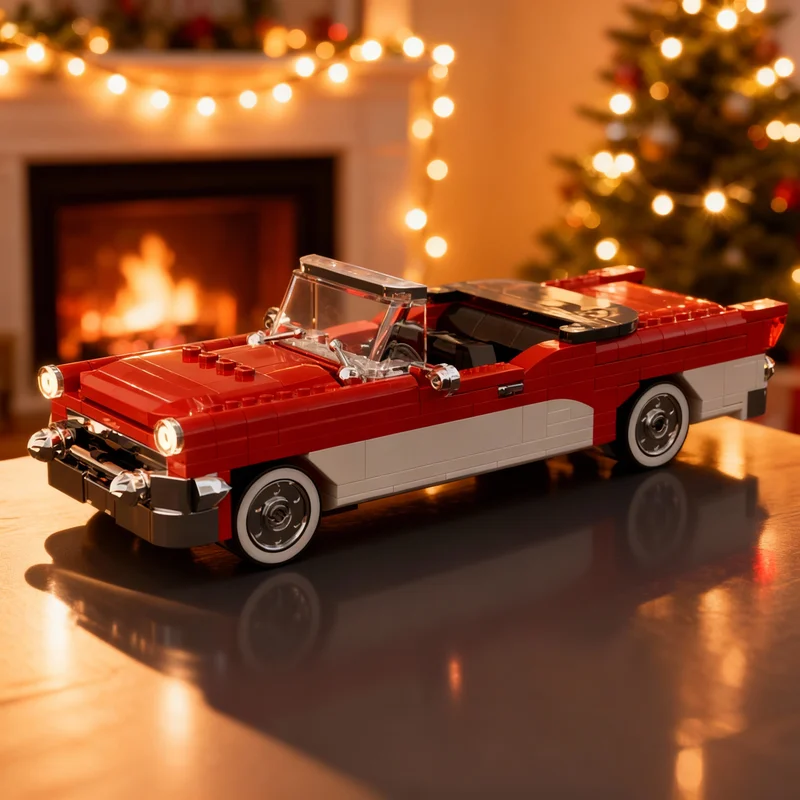 

387pcs MOC Buick Roadmaster Super Classic Model Building Blocks Architecture DIY Toy Assemble Creative Christmas Gifts Idea