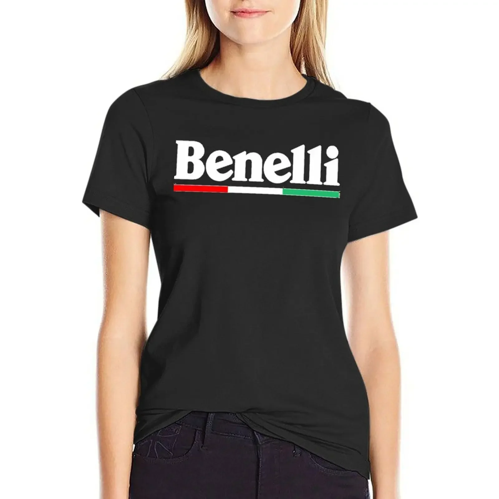 

BENELLI Essential T-Shirt female summer top kawaii clothes t-shirt dress for Women plus size sexy