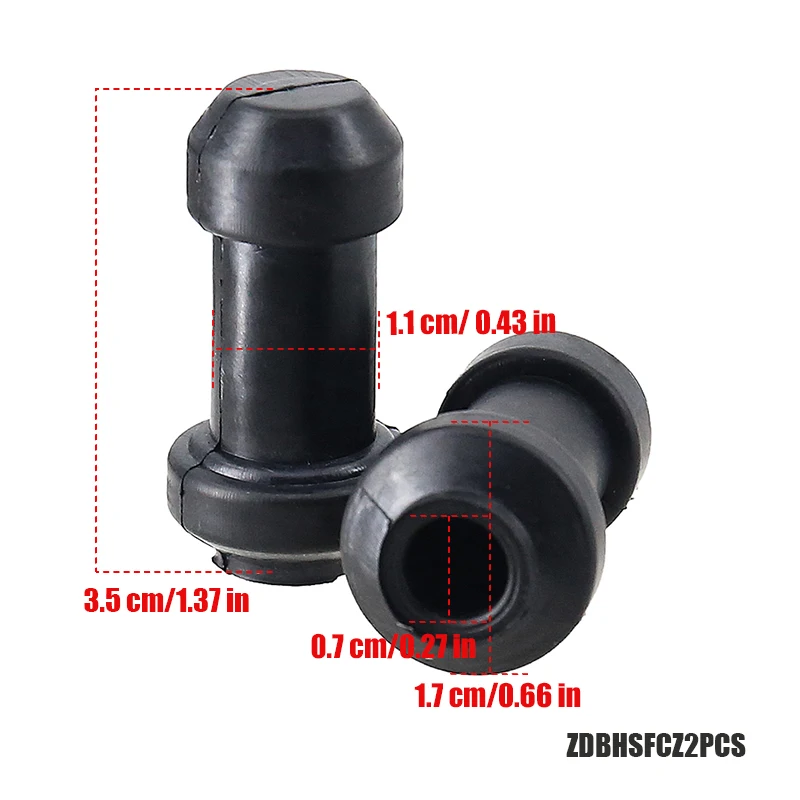 Motorcycle Disc Brake Lower Pump Bracket Rubber Sealing Sleeve Caliper Shock Absorption Anti-Rattle Offset Rubber Sleeve