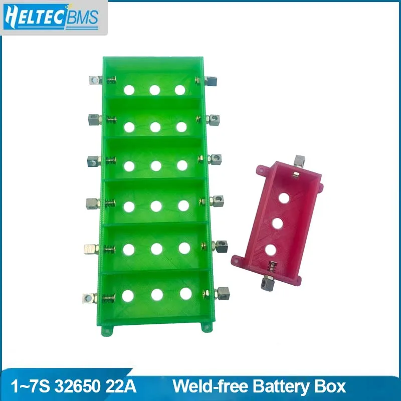 32650 1S 2S 3S 4S 5S 6S 7S Weld-free Battery Box/Battery Holder Pure Copper High Current 22a 18650Battery DIY tool Battery Case