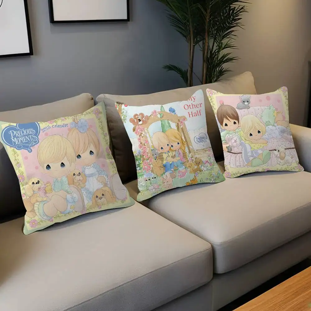 Precious Moments Cute Pillowcases Home Bedding Decorative Pillow Cover Wedding Super Soft Pillow Case