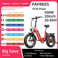 Fafrees FF20 Polar Folding Electric Bicycle 500W 48V 20.8Ah MTB Mountain Bike Outdoor Fat E-bike for Adult