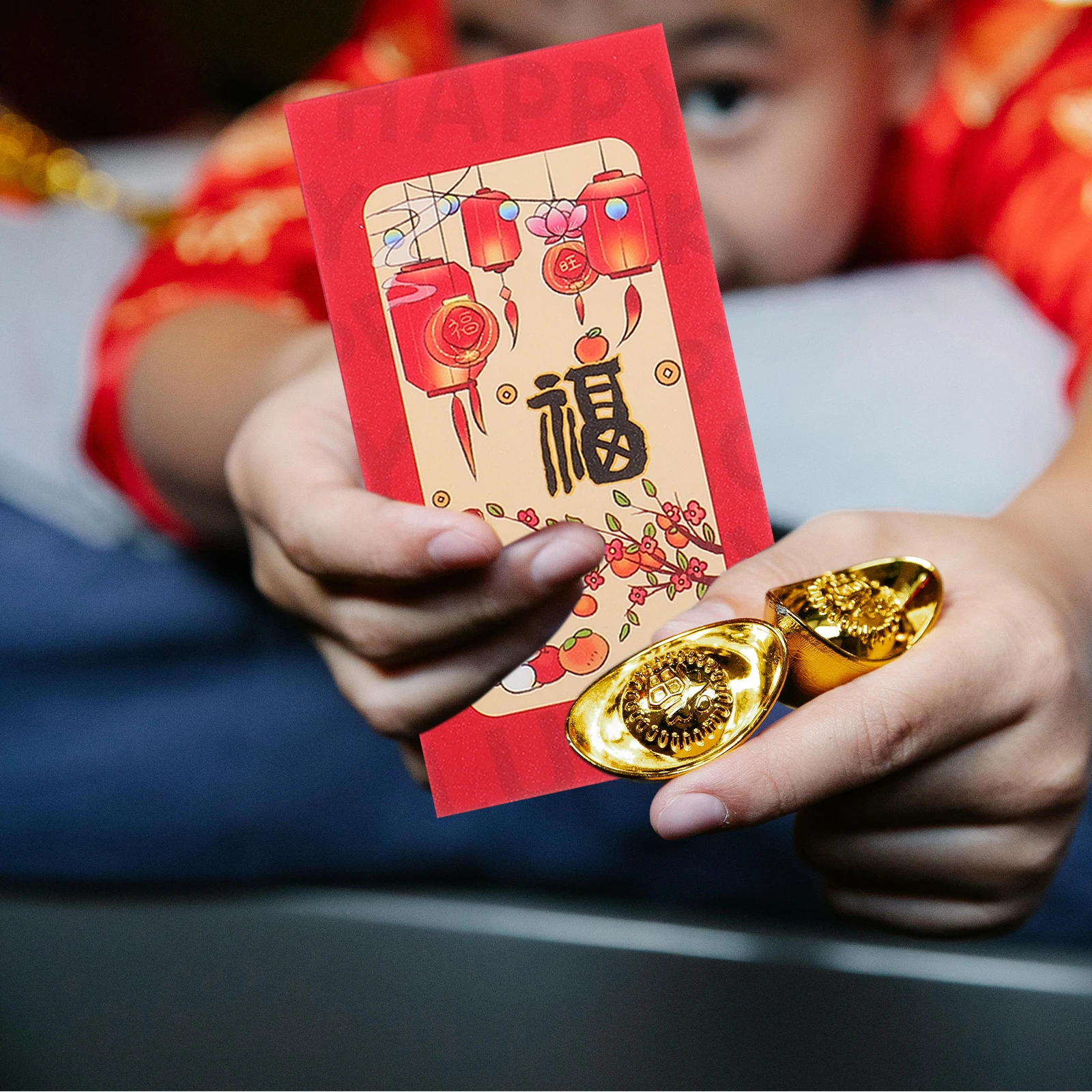 

18 Pcs Three-dimensional Red Envelope Chinese New Year Money Pack Envelopes China's Pattern Paper