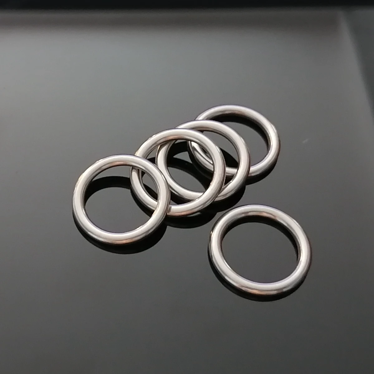 10pcs Strong 3*25mm Large Shiny Stainless Steel Seamless Stainless Jump Ring Jewelry Findings