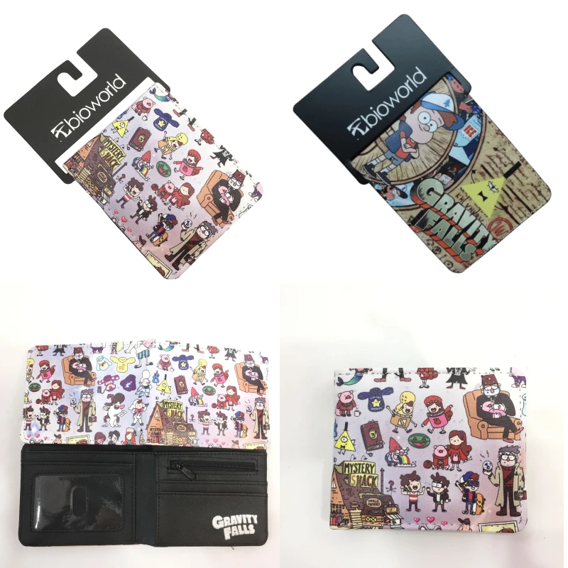 디즈니 만화 중력 폭포 짧은 지갑, 애니메이션 귀여운 학생 지갑, 빌 사이퍼 디퍼, 마벨 소나무, 생일 선물