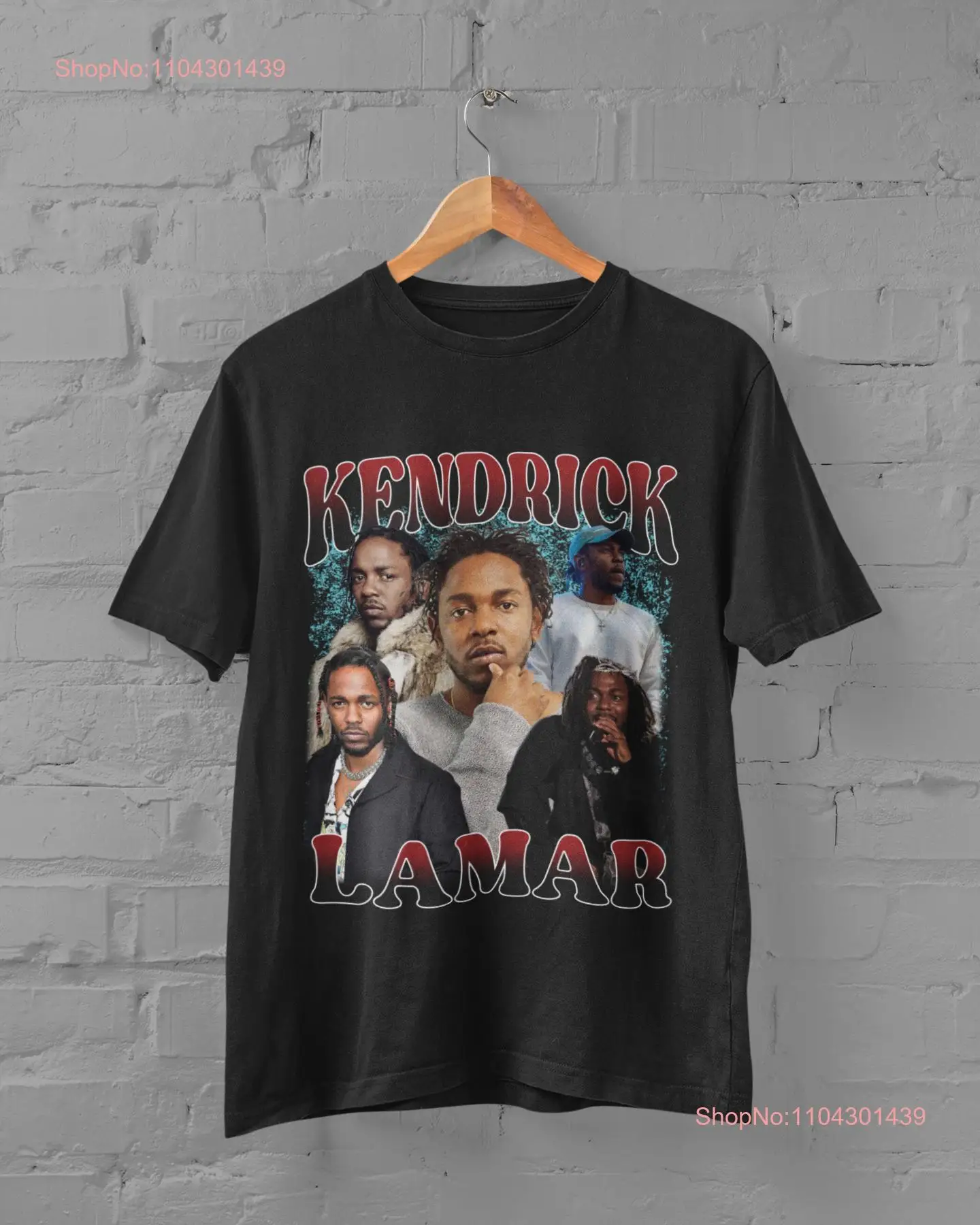 Kendrick Lamar Vintage T Shirt hip hop rapper graphic tee merch long or short sleeves