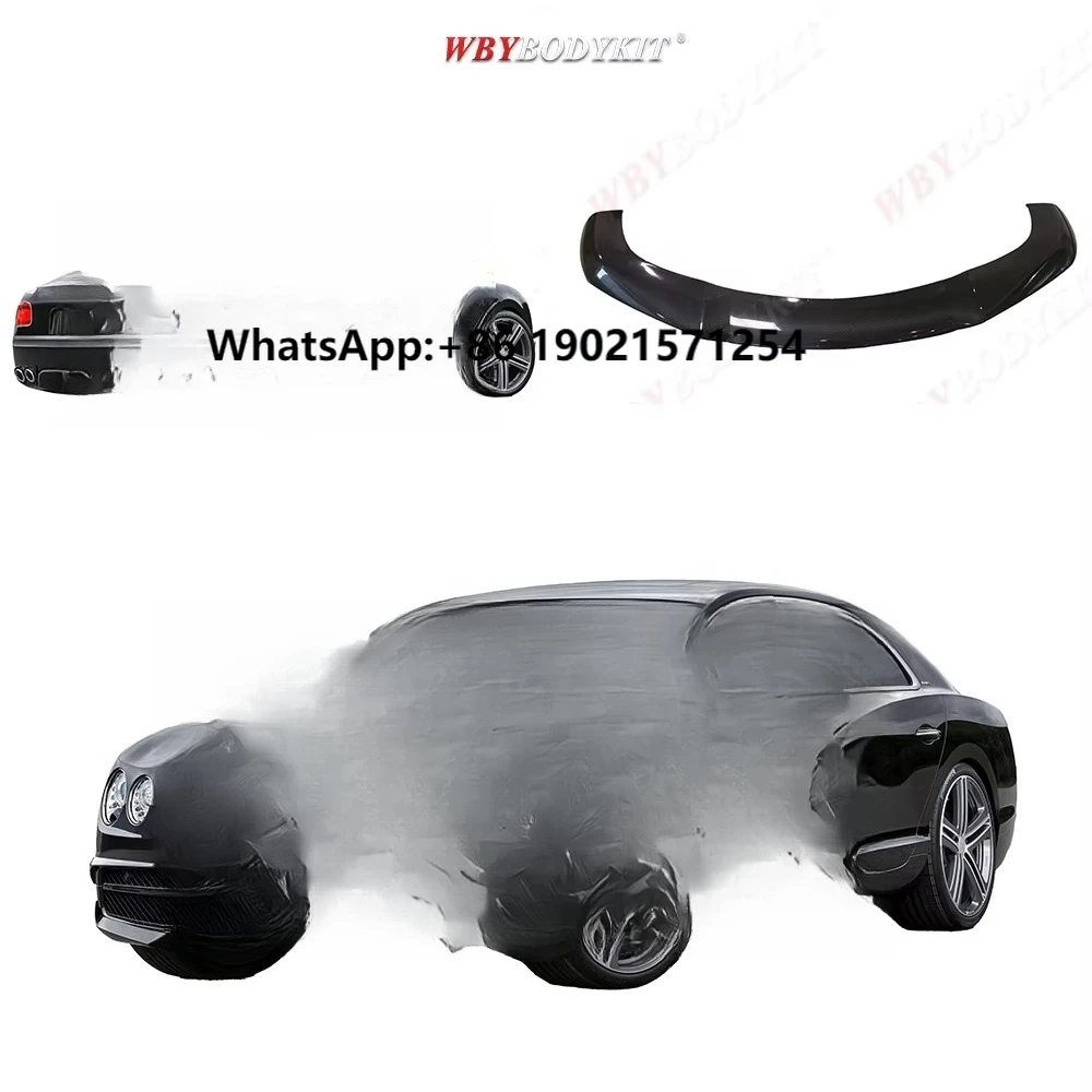 

For Bentley Flying Spur Upgrade Body Kits Front Rear Bumper Front Rear Spoiler Side Skirt Spoiler Wing Fenders Car Exterior