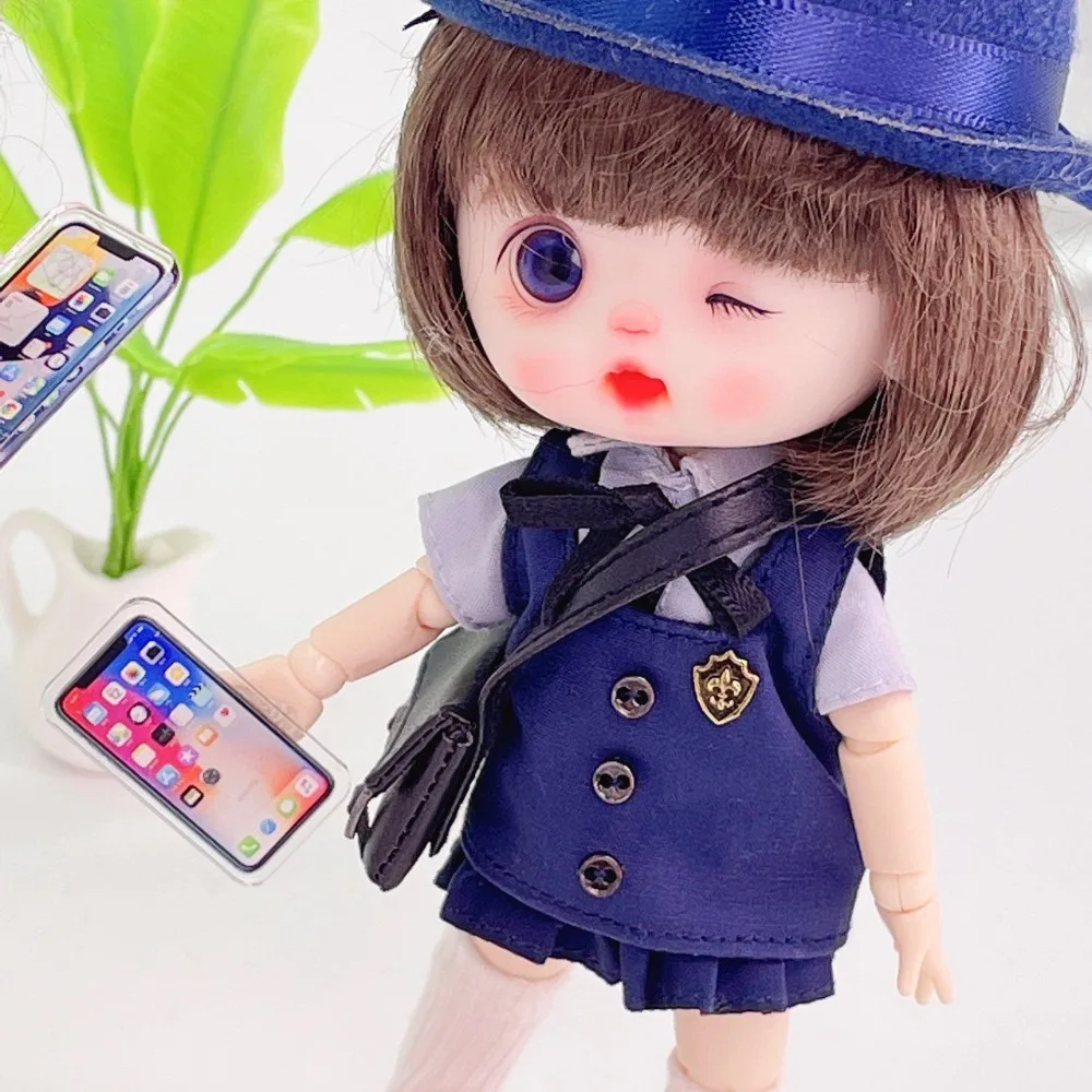1:12 Miniature Phone Micro Model Decoration Dollhouse Mobile Phone Model Dollhouse Phone Doll House Accessories Decor