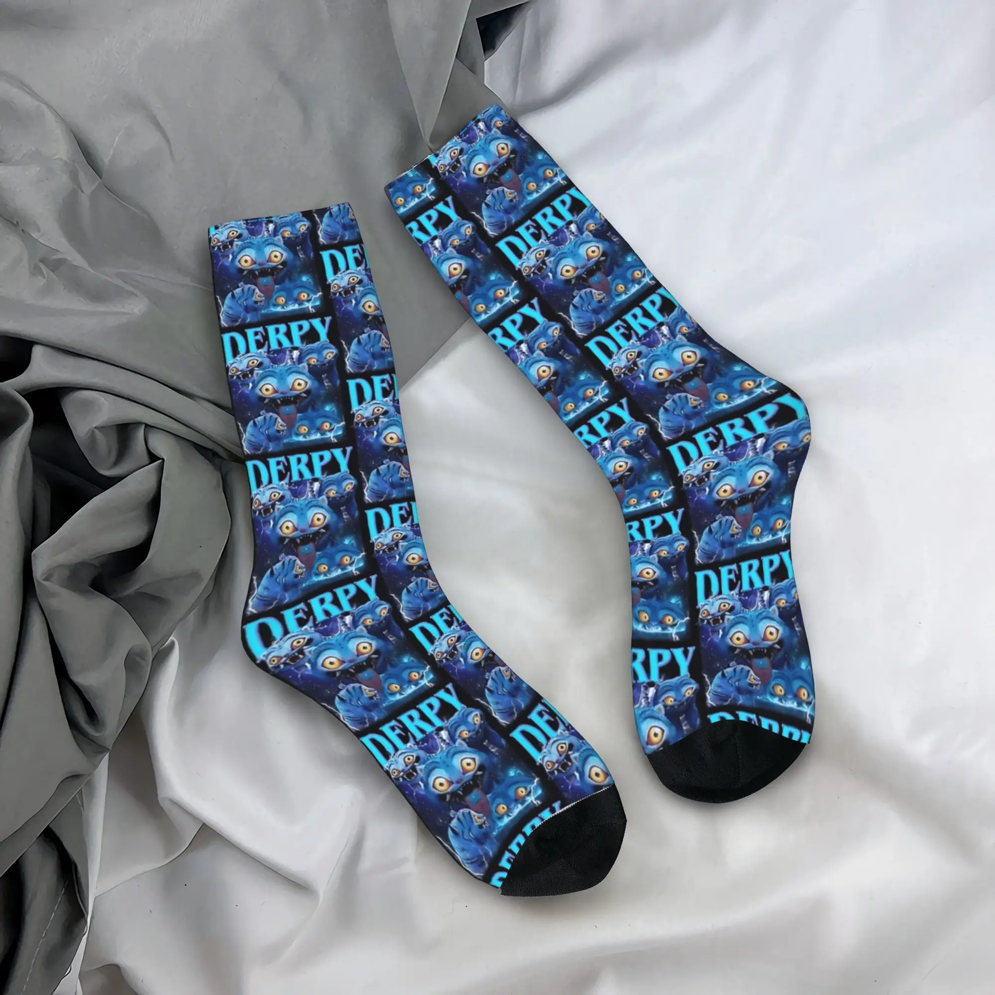 Calcetines para hombre Es mi amigo lindo gato KPop Demon Hunters medias Anti sudor calcetines de calidad primavera coreano gráfico calcetines para correr