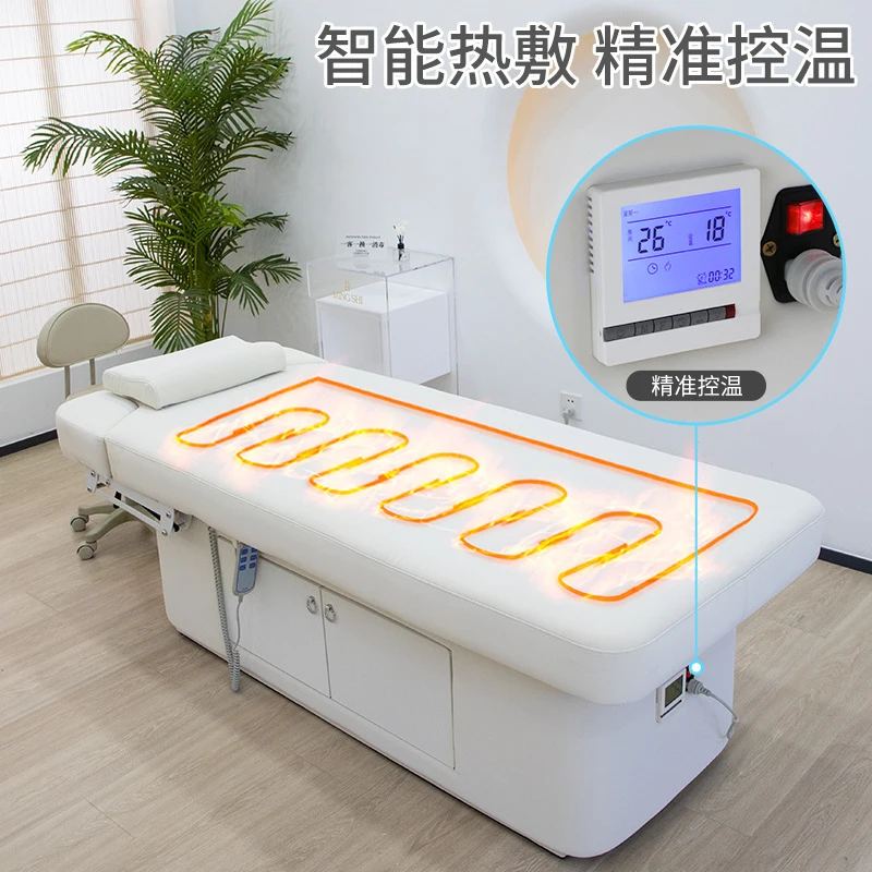 Massage Table & Bed,Beauty Salon Furniture,, Salon Dedicated Constant Temperature Heated Massage , Physiotherapy Bed, Spa Multif