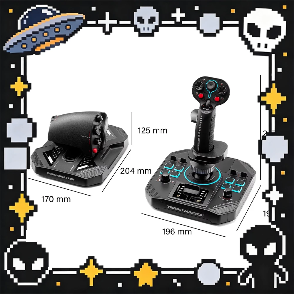

Игровой джойстик THRUSTMASTER SOI-R 4 для симуляции полетов с настраиваемой ручкой управления, совместимый с игровым экосистемой, для ПК, в качестве подарка
