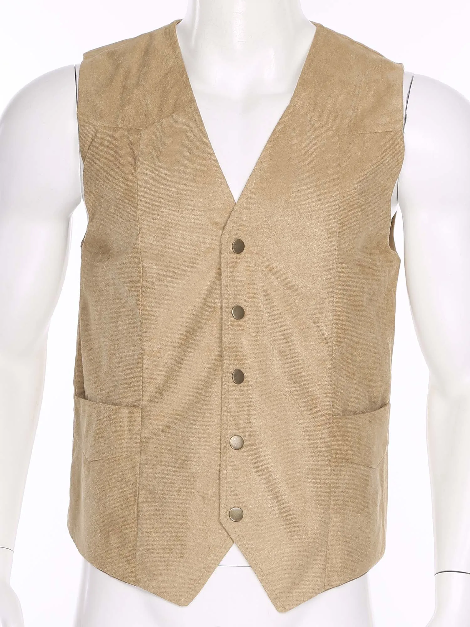 Waistcoats Mens Cowboy Western Costume Single Breasted Formal Suit Vests Formal Waistcoat Retro Vest Male Gentleman Tank Top