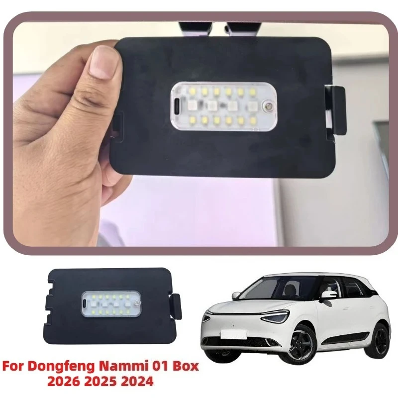 For Dongfeng Nammi 01 Box 2026 2025 2024 Car Interior Accessories Ultra-Bright LED Trunk Tailgate Lighting Welcome Light Upgrade