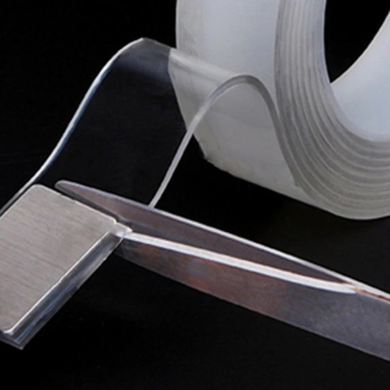 شريط نانو شفاف مقاوم للماء على الوجهين، إعادة استخدام الأشرطة المنزلية، المواد اللاصقة، الخزف، الخشب المعدني، البلاستيك، الغراء الفائق #2